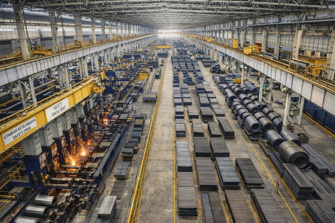 Pertumbuhan Konstruksi 2025 Jadi Sinyal Positif Permintaan Baja,  Krakatau Steel Tangkap Peluang Bisnis