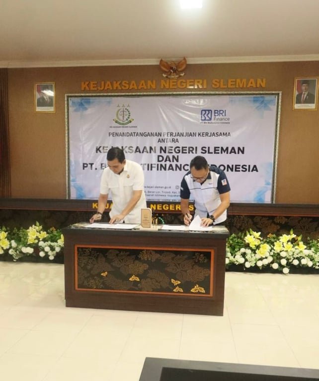 Dukung Pertumbuhan Berkelanjutan, BRI Finance Jalin Sinergi Strategis dengan Kejaksaan Negeri Sleman