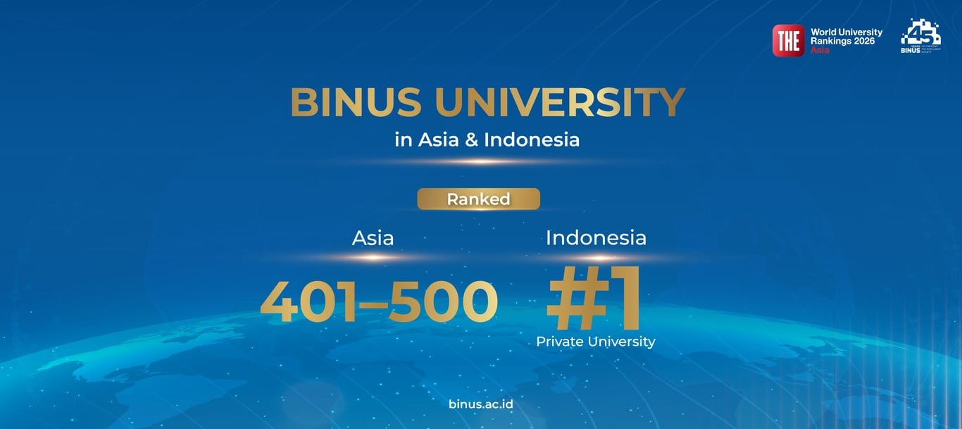 Konsistensi yang Dijaga: BINUS University Kembali Jadi PTS Nomor 1 di Indonesia versi THE Asia University Rankings 2026