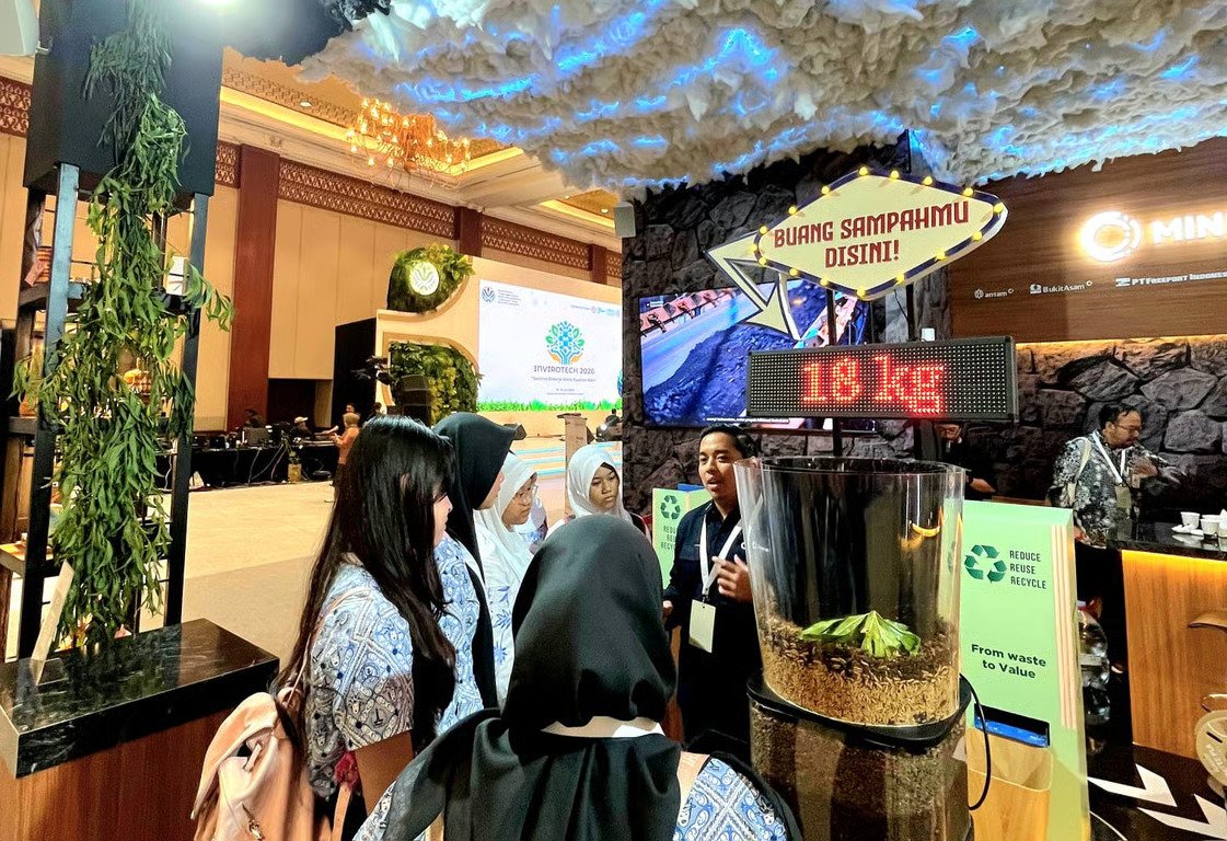 Kumpulkan 51 Kg Sampah Organik di Invirotech 2026, Jadi Input untuk Program Lingkungan Grup MIND ID
