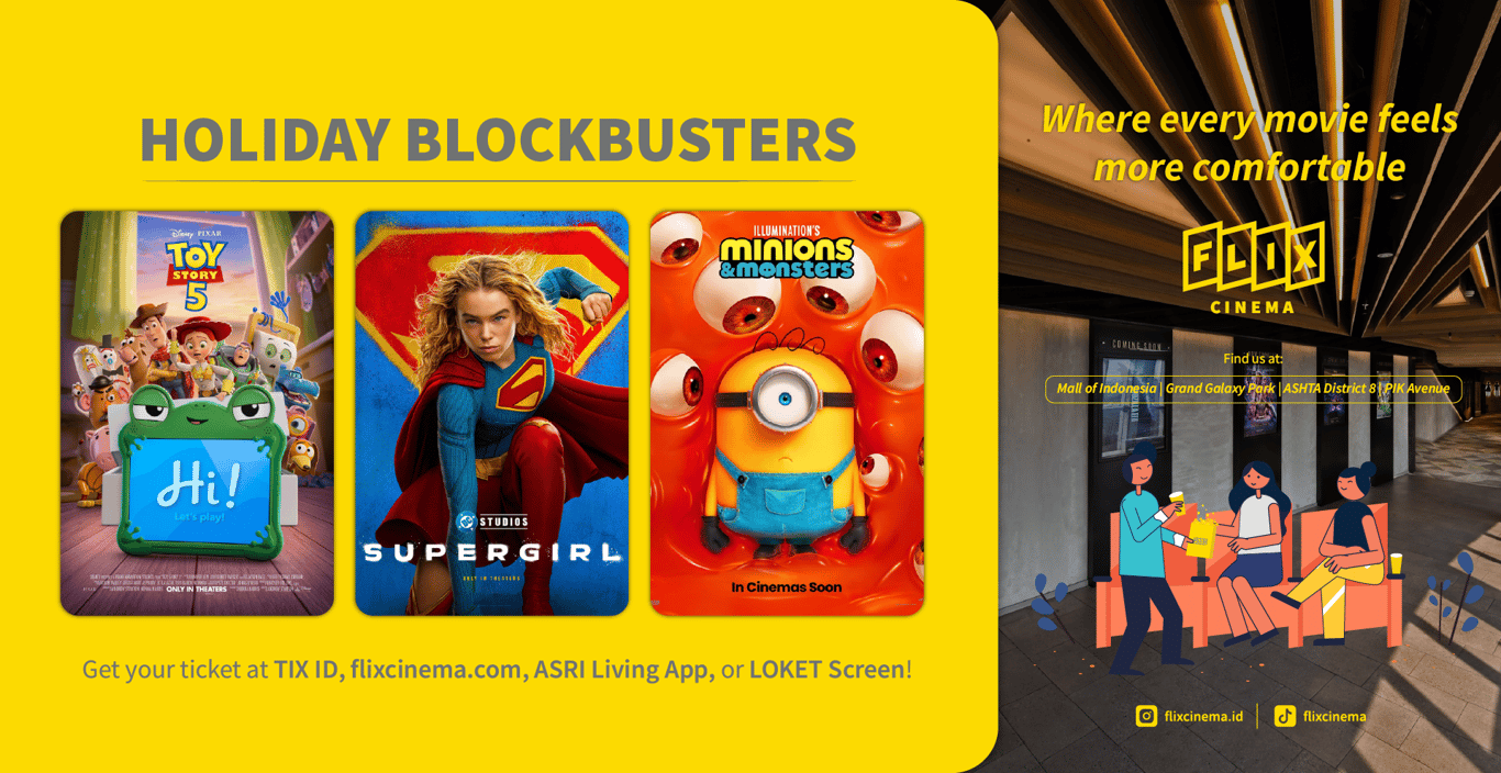 FLIX Cinema Sajikan Ragam Film Seru Liburan Sekolah