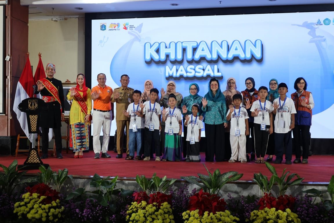 Kado Spektakuler! Di Momen HUT Jakarta ke-499, TP PKK Jakarta dan PAM JAYA Gratiskan Khitan untuk 2.000 Anak