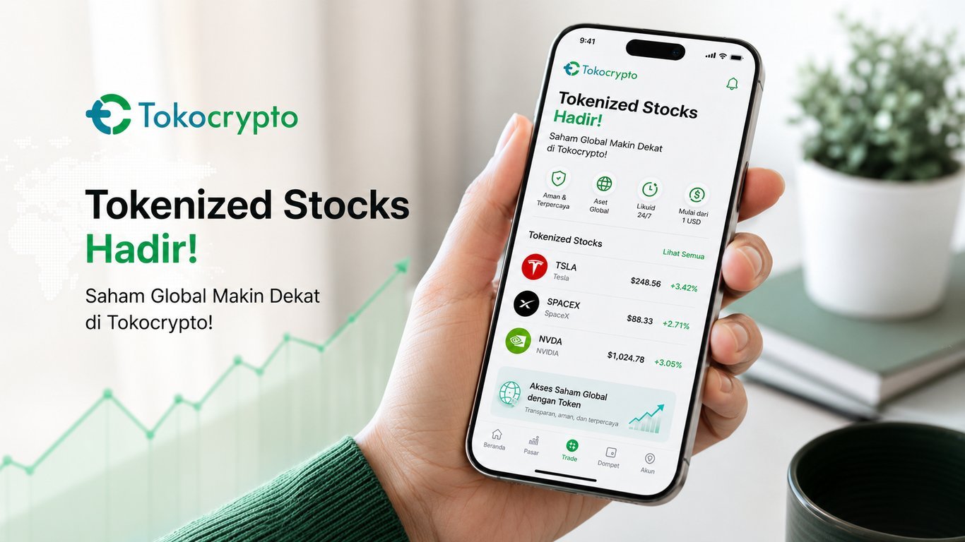 Tokocrypto Buka Akses Saham NVIDIA hingga SpaceX Lewat Kripto, Investor Indonesia Bisa Ikut Masuk!