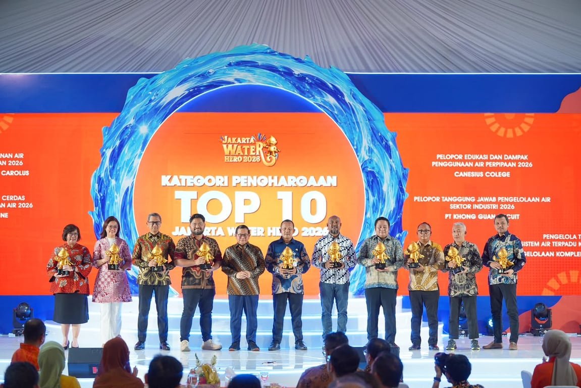 HUT Jakarta ke-499, PAM JAYA Anugerahkan Jakarta Water Hero 2026 dan Rekor MURI Sambungan Rumah