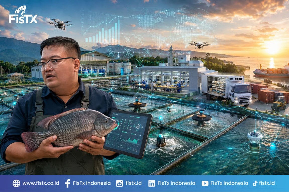 Rico Wisnu Wibisono (CEO FisTx) : 78.000 Hektare Tambak Mangkrak Pantura Kunci Indonesia Kuasai Pasar Nila Dunia