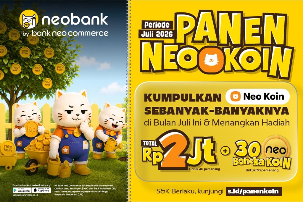Panen Neo Koin di neobank, Kumpulkan Koin dan Dapatkan Hadiahnya