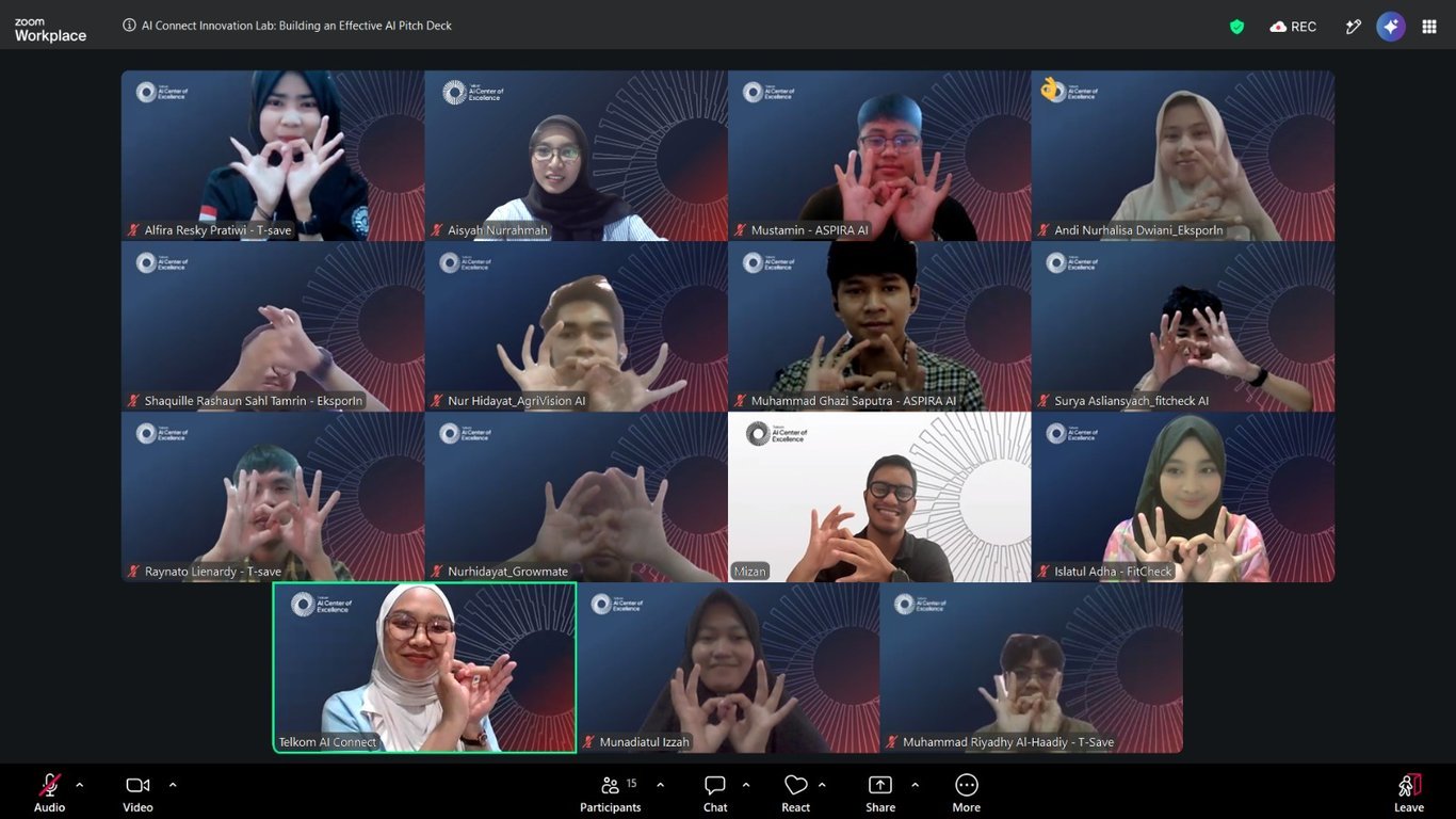 Mulai dari ‘Phenomenon’, Telkom AI Connect Bekali Peserta Menyusun Pitch Deck Proyek AI yang Lebih Meyakinkan