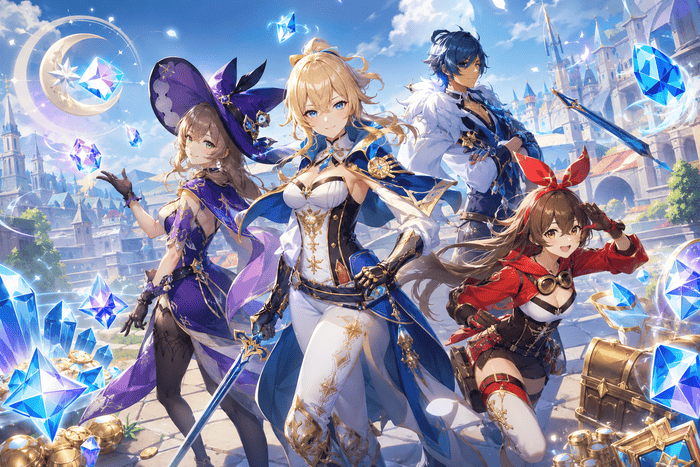 Top Up Genshin Impact Lebih Praktis untuk Mendapatkan Genesis Crystals dan Karakter Favorit