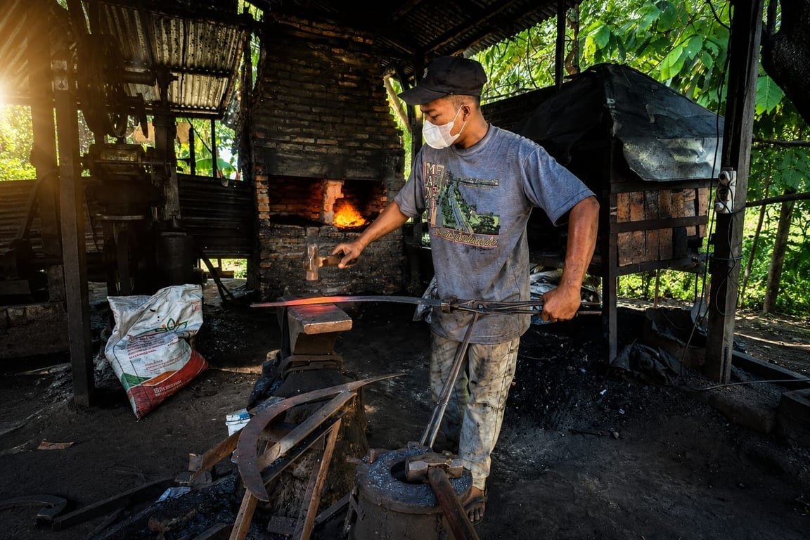 Holding Perkebunan Nusantara Perkuat IKM Lokal, PalmCo Dorong Pandai Besi Jadi Pemasok Industri