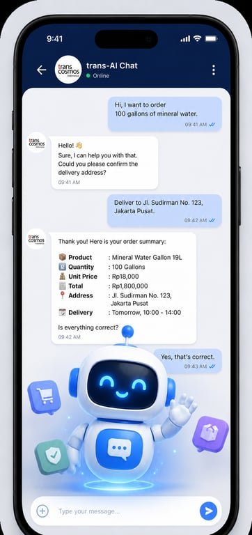 transcosmos Indonesia Luncurkan Generative AI Chatbot, Terapkan Standar Baru Customer Experience Berbasis AI