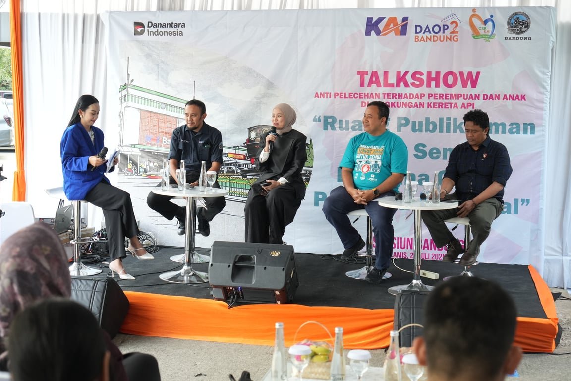 Peringati Hari Anak Nasional, KAI Daop 2 Bandung Bersama Komunitas Railfans Gaungkan STOP Pelecehan Seksual di Transportasi Publik Kereta Api