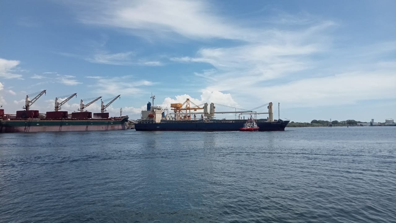 Pelabuhan Krueng Geukueh Berangkatkan Ribuan Ton Biomassa ke Jepang