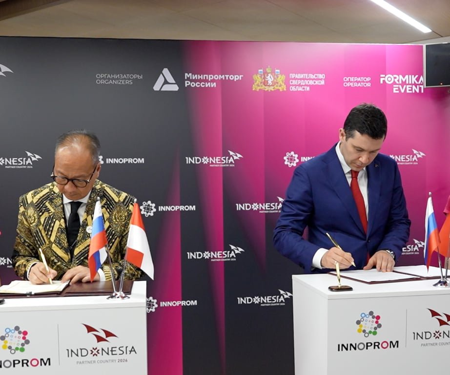 Indonesia Tandatangani 7 Memorandum of Understanding (MoU) pada INNOPROM  2026 untuk Tembus Pasar Eurasia