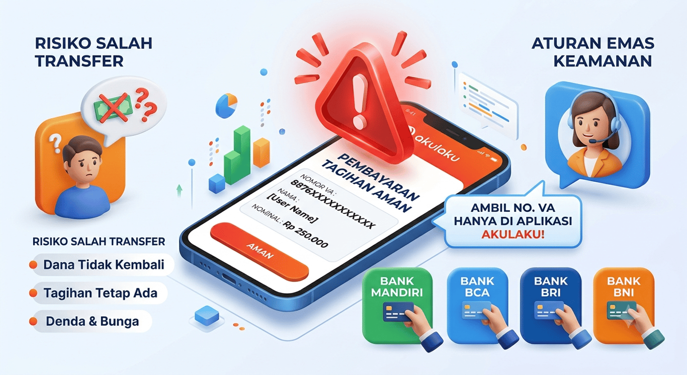 Waspada Modus Penipuan! Cara Aman Bayar Tagihan Akulaku dan Akulaku PayLater via Virtual Account